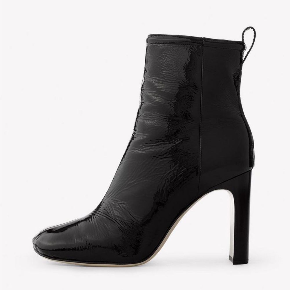 Rag & Bone Black Heeled Boots Sleek Ankle Design